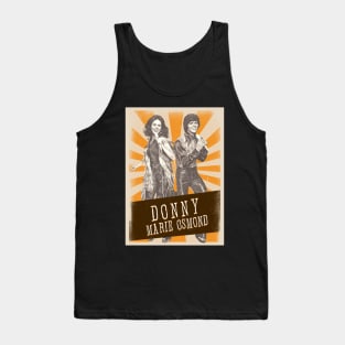 Vintage Aesthetic Donny And Marie Osmond Tank Top